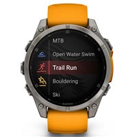 Orologio Garmin Uomo fēnix® 8 - 47 mm, AMOLED  010-02904-11 in Titanio 010-02904-11 - 010-02904-11